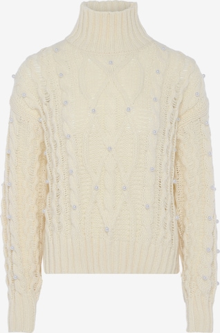 faina Sweater in White: front