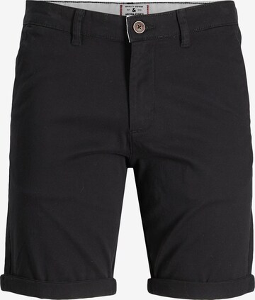 Regular Pantalon chino 'Dave' Jack & Jones Plus en noir : devant