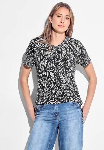 CECIL T-Shirt in Schwarz: Vorderseite