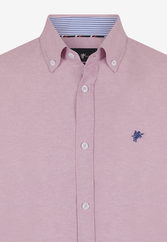 DENIM CULTURE Regular fit Overhemd 'Hugo' in Roze