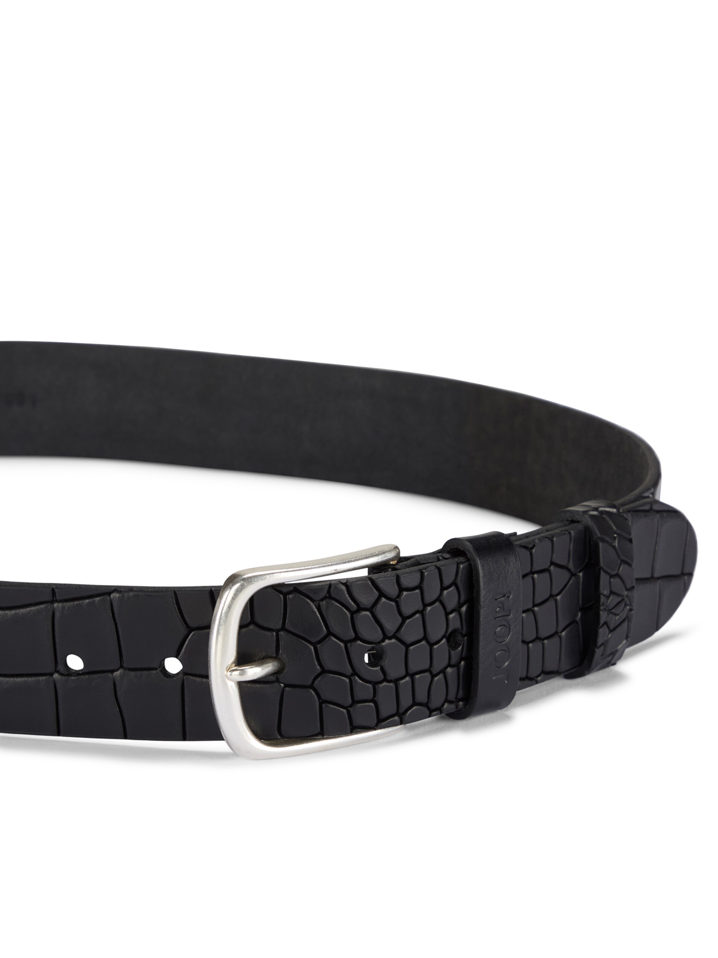 JOOP! Riem ' Ledergürtel in Schwarz ' in Zwart