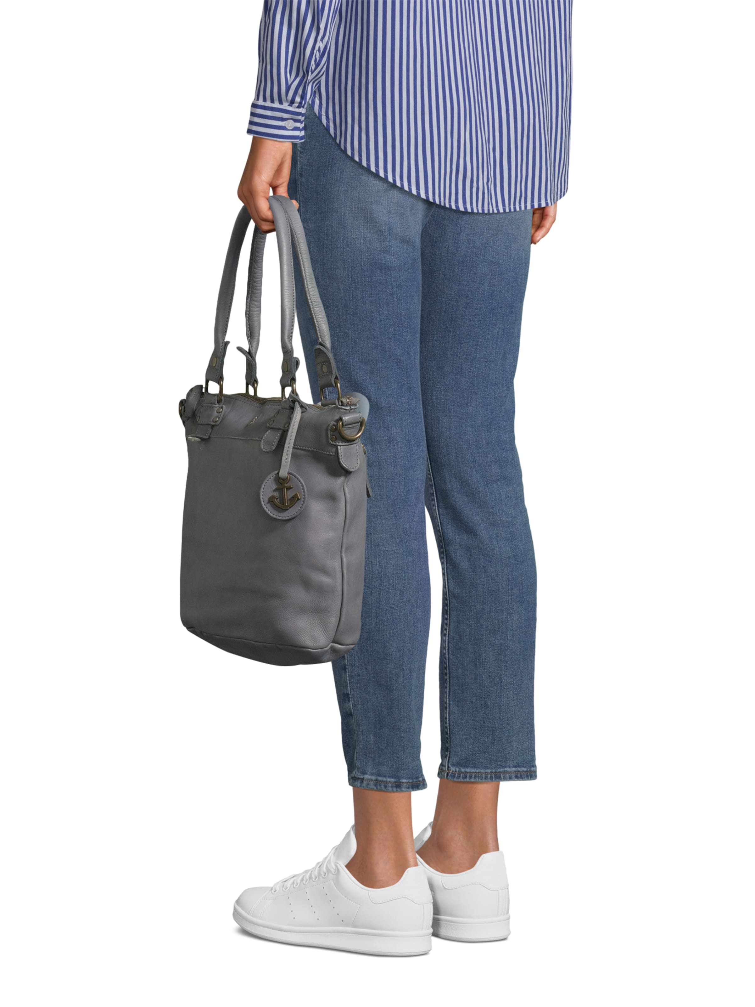 Sac bandoulière 'Bianca' Harbour 2nd en gris : devant