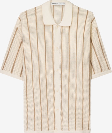 Bershka Skjorte i beige: forside