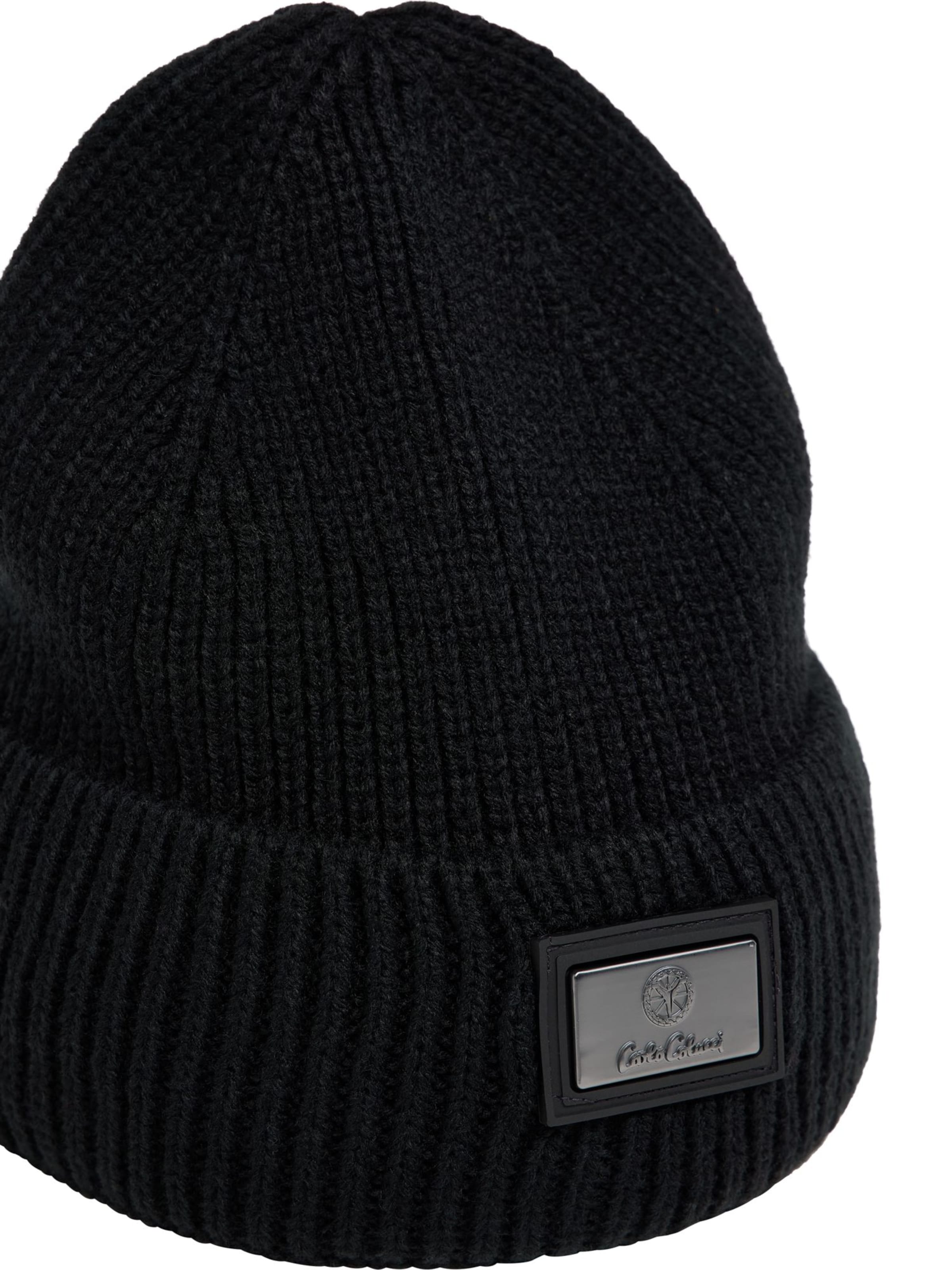 Carlo Colucci Beanie 'Erri' in Black