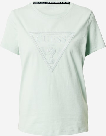 GUESS Shirt 'ANGELINA' in Groen: voorkant
