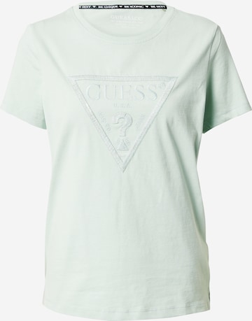 GUESS - Camisa 'ANGELINA' em verde: frente