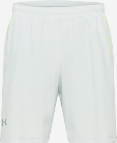 UNDER ARMOUR Workout Pants 'Launch 7' in Neon yellow / Grey, Item view