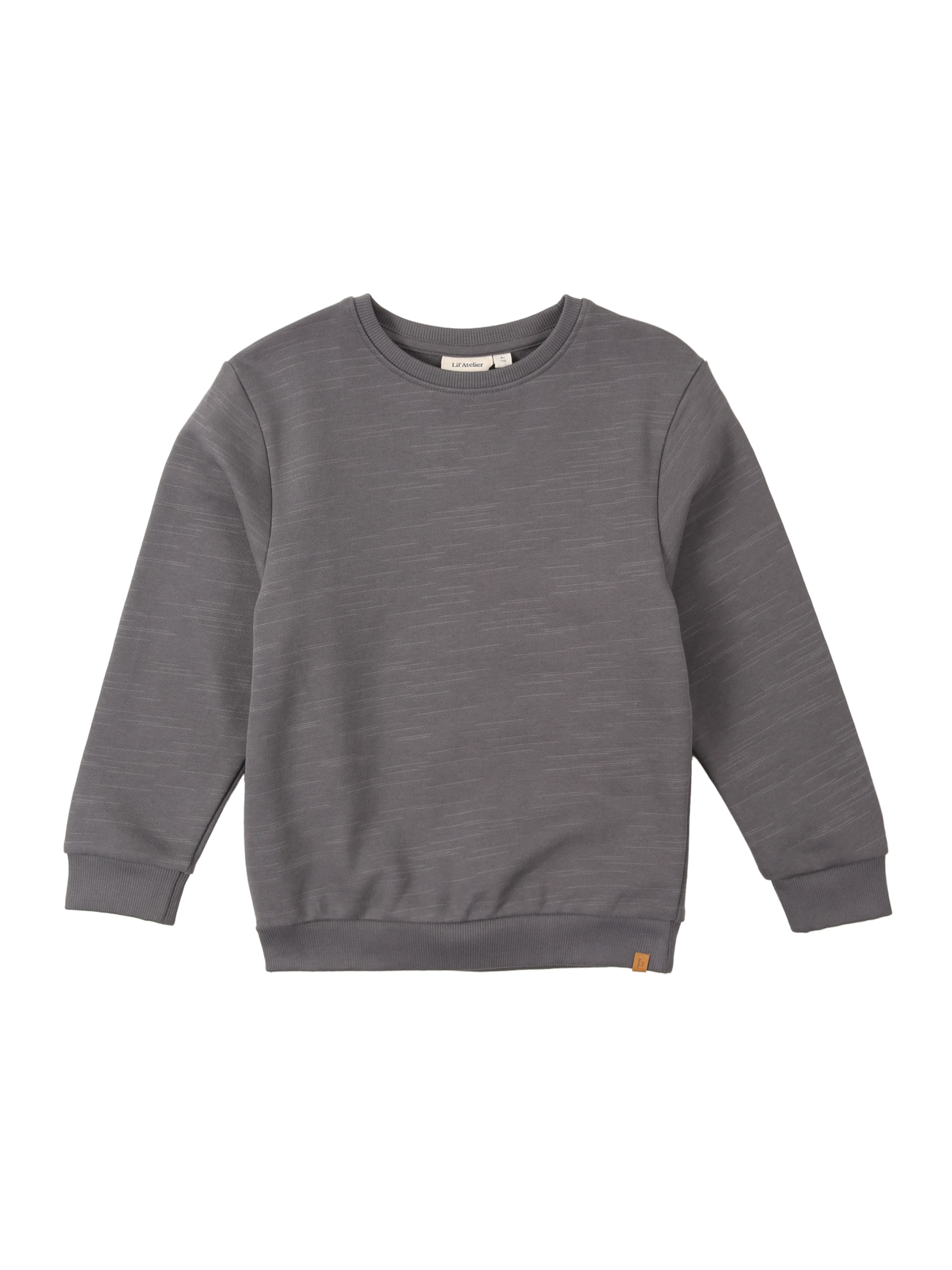 Lil'Atelier Sweatshirt 'NMMKavens' in Grey: front