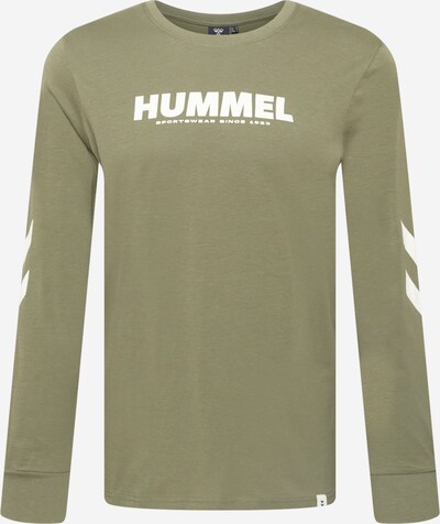 Hummel Tehnička sportska majica 'Legacy' u kaki / bijela, Pregled proizvoda