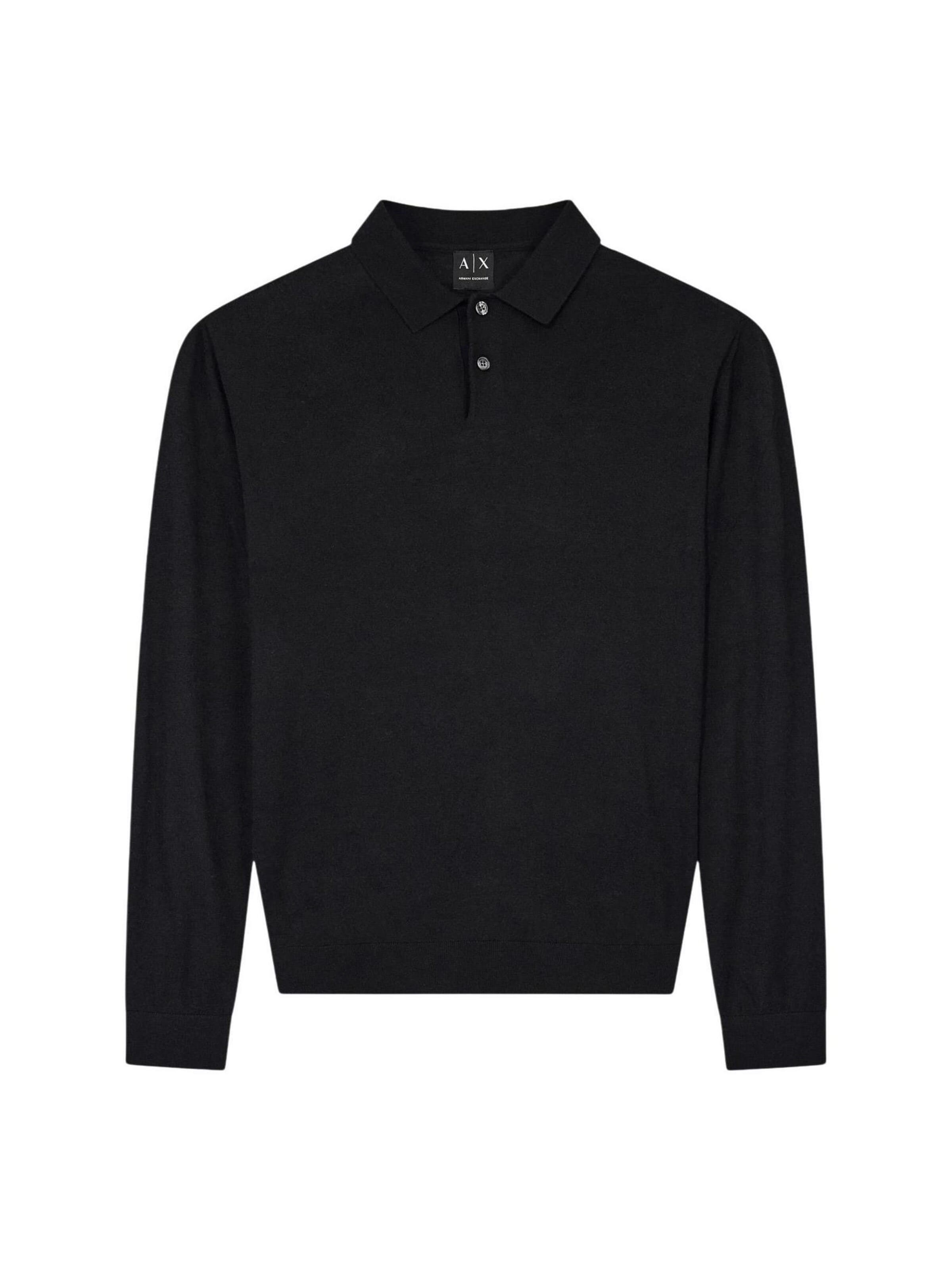 ARMANI EXCHANGE - Camiseta de fútbol 'XM003569 AF28778' en negro: frente