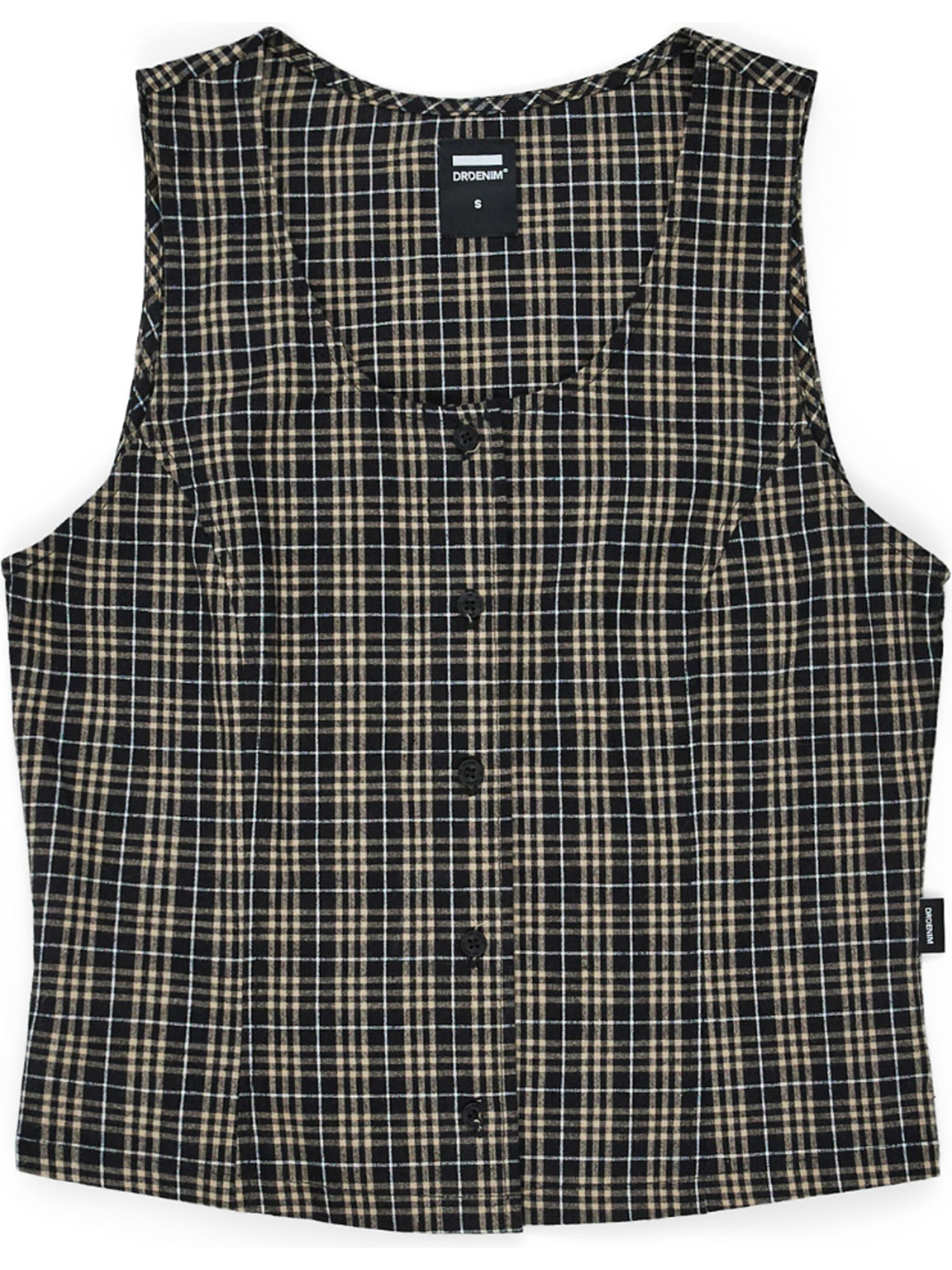 Dr. Denim Top 'Zola' in Zwart: voorkant