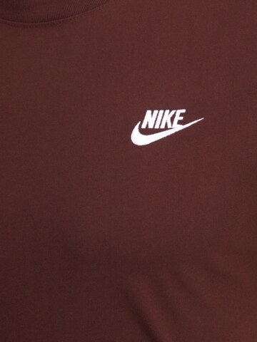 Nike Sportswear Regular fit Shirt 'Club' in Bruin