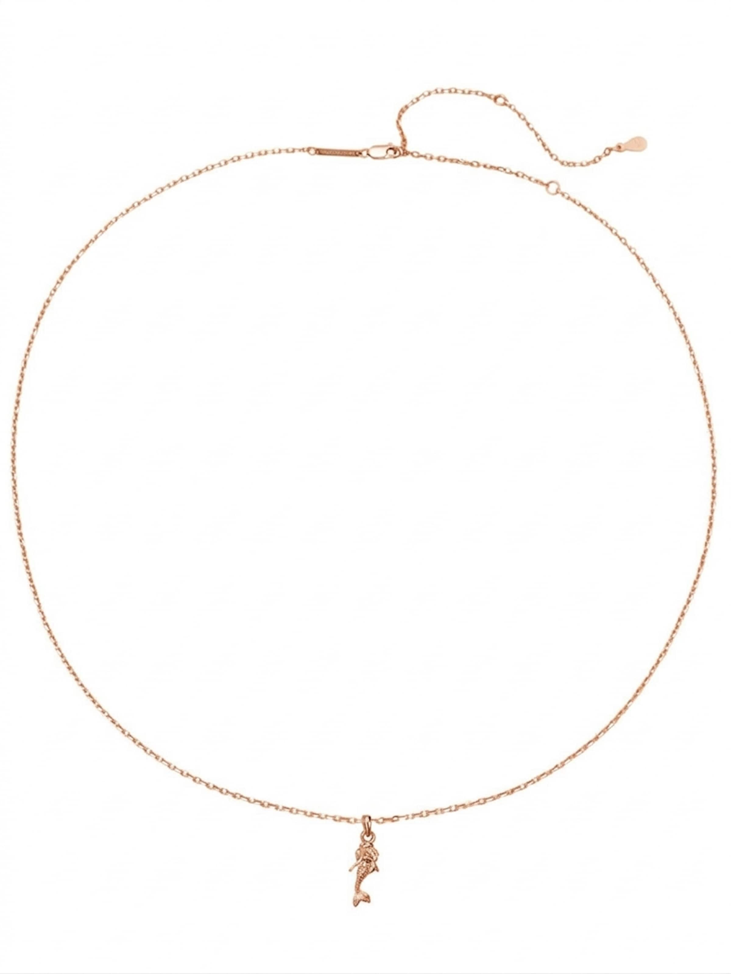 Collana 'Mermaid Charm' di Hey Happiness in oro: frontale