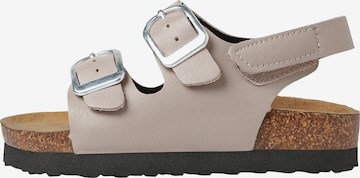 NAME IT Отворени обувки 'NMNFILBERT' в сиво: отпред