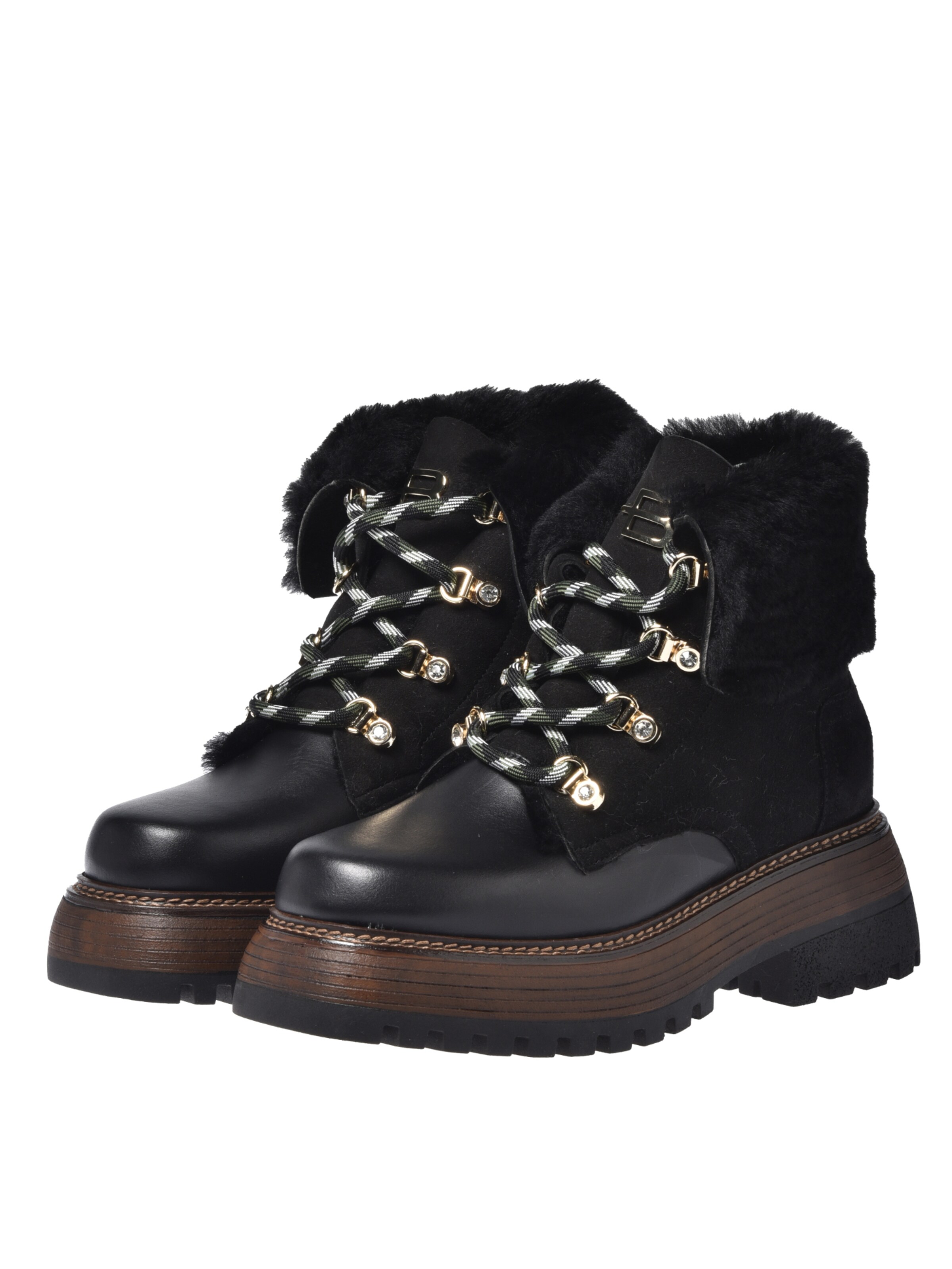 BALDININI Enkellaarsje in Zwart