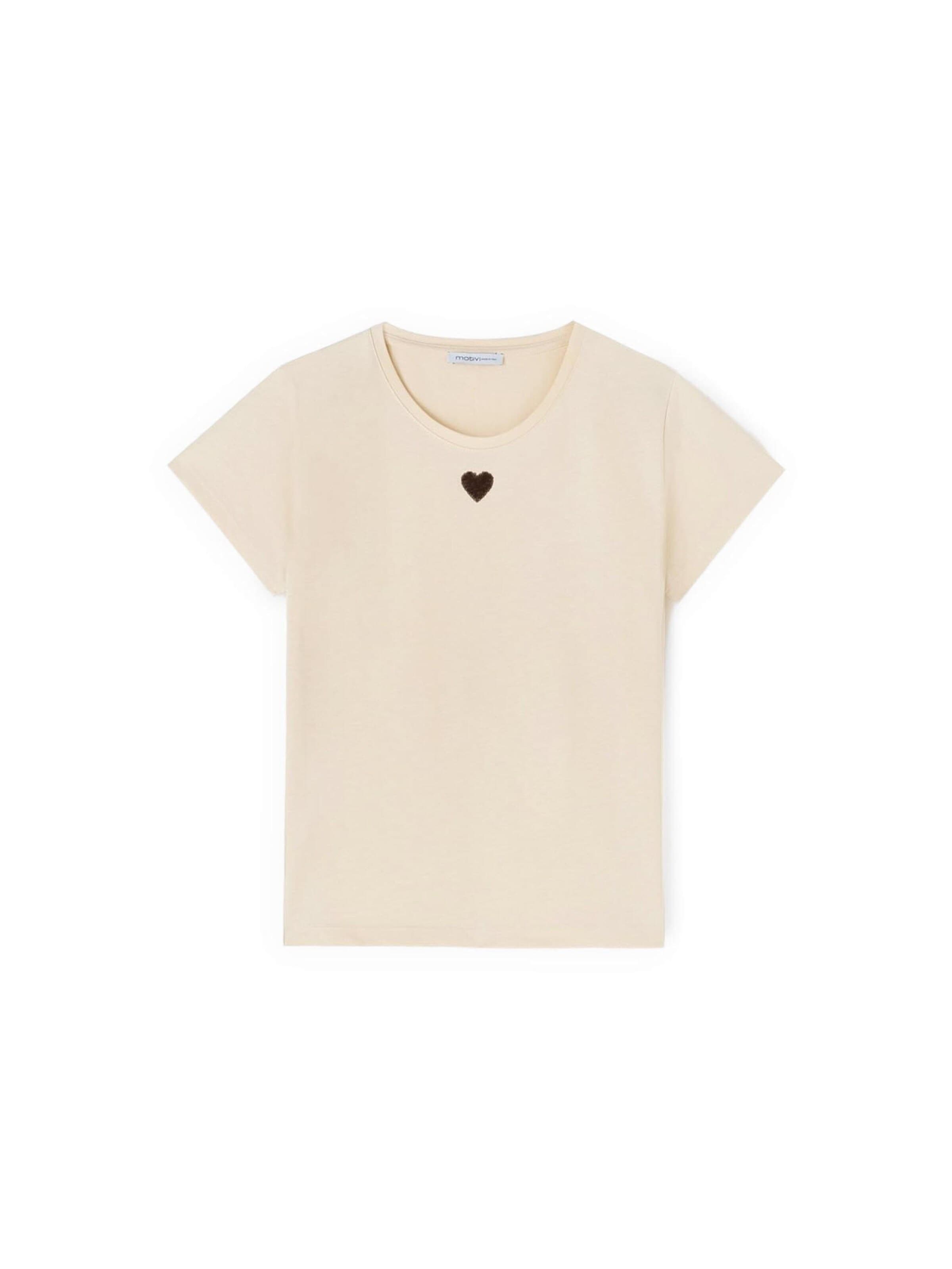 MOTIVI Shirt‌‌‌‌‌‌ in Beige: Vorderseite