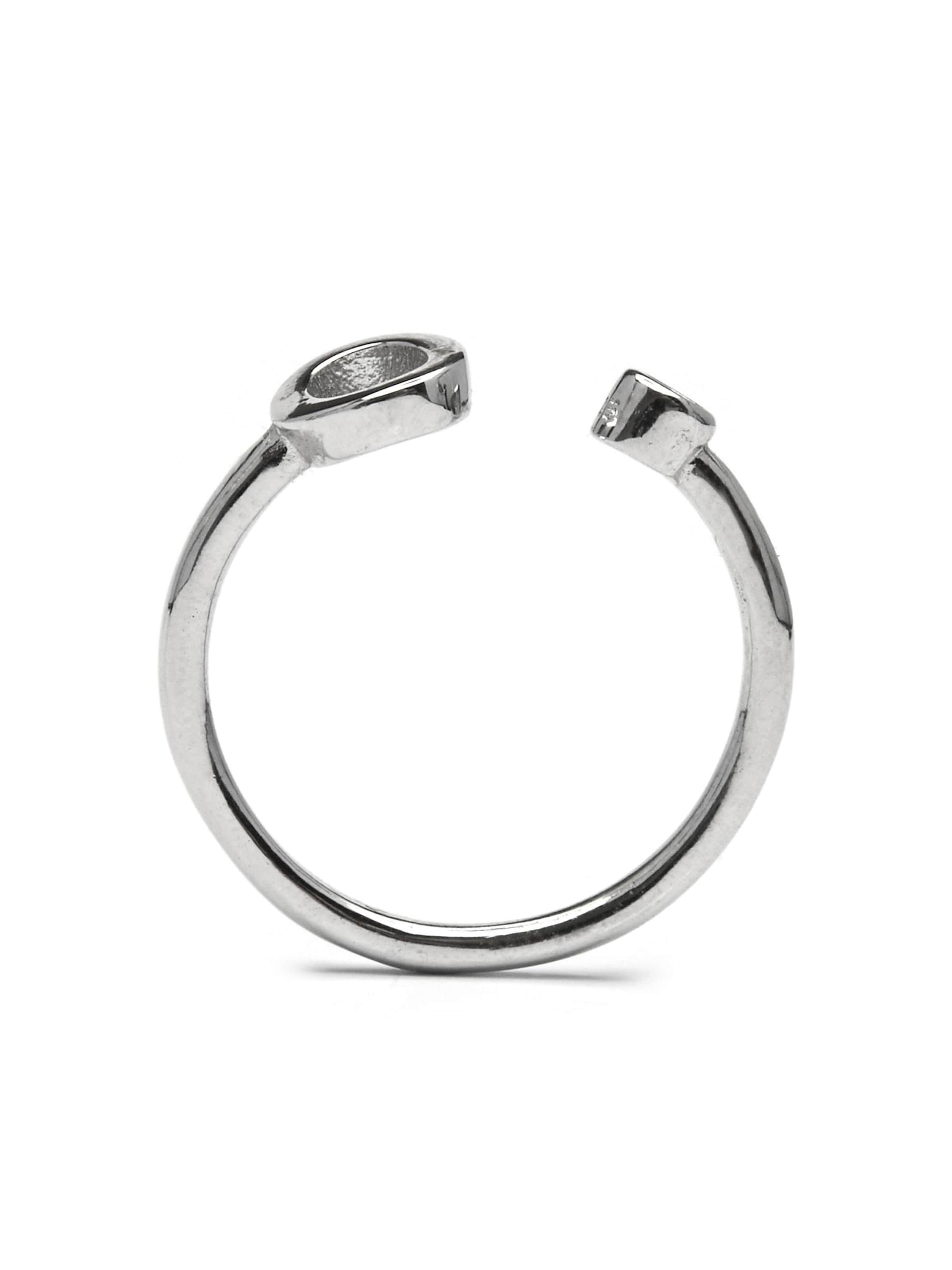 Luxenter Ring 'Alphabet O'‌‌‌‌‌‌‌‌‌‌ in Silber