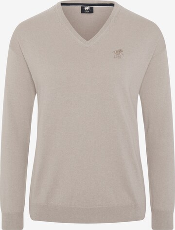 Polo Sylt Sweater in Grey: front