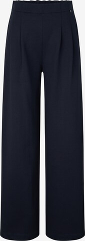 BOGNER Wide leg Pleat-Front Pants 'Gella ' in Blue: front