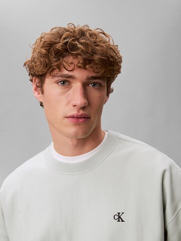 Calvin Klein Jeans Sweatshirt 'Relaxed' in Grijs