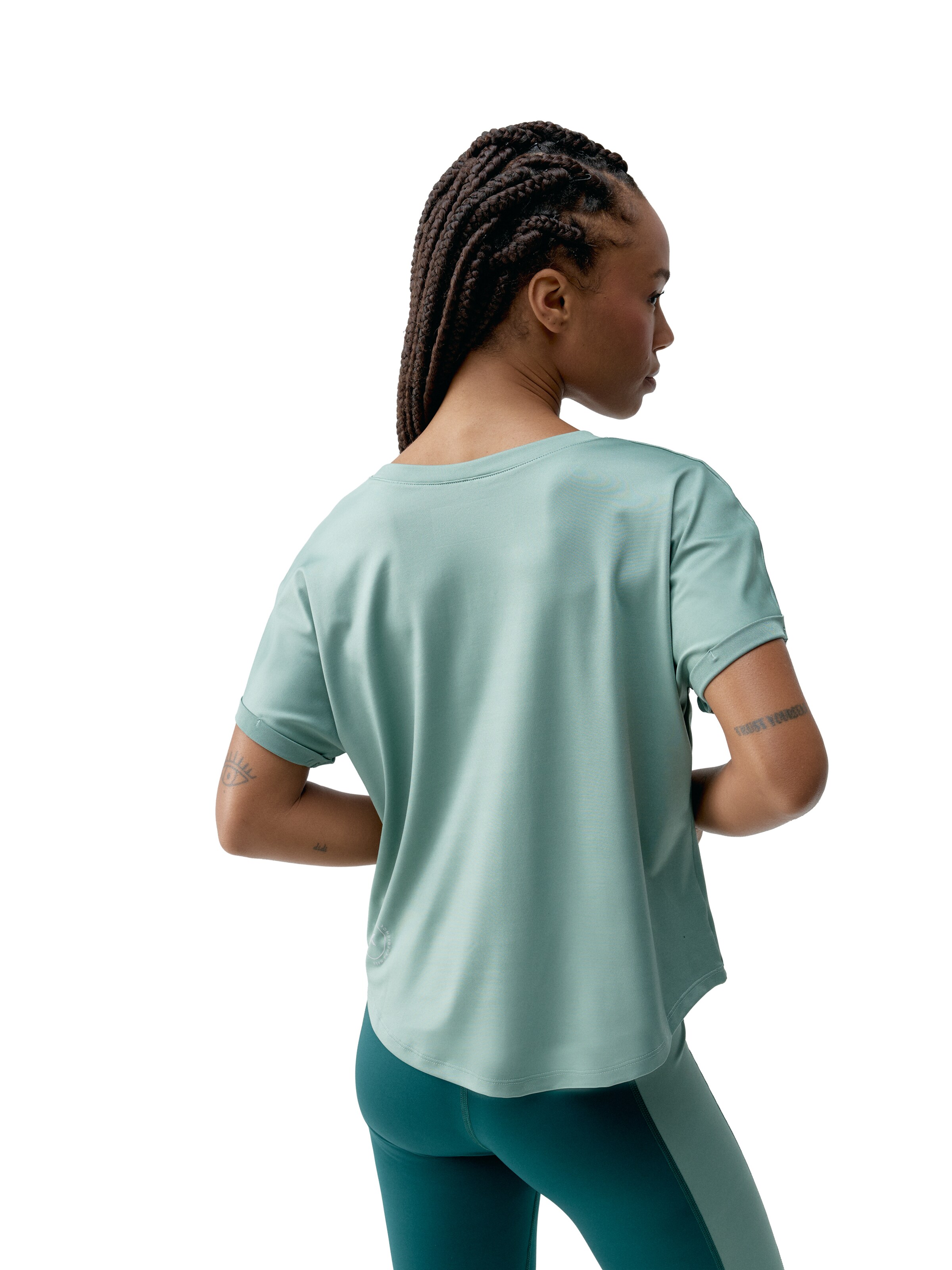 Born Living Yoga Functioneel shirt 'Azami' in Groen