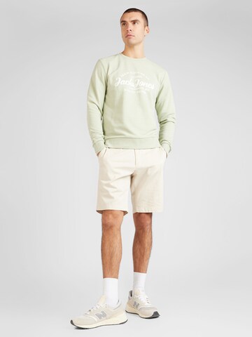 JACK & JONES Sweatshirt 'JJFOREST' in Grün