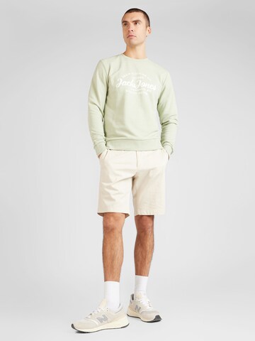 JACK & JONES Sweatshirt 'FOREST' in Groen