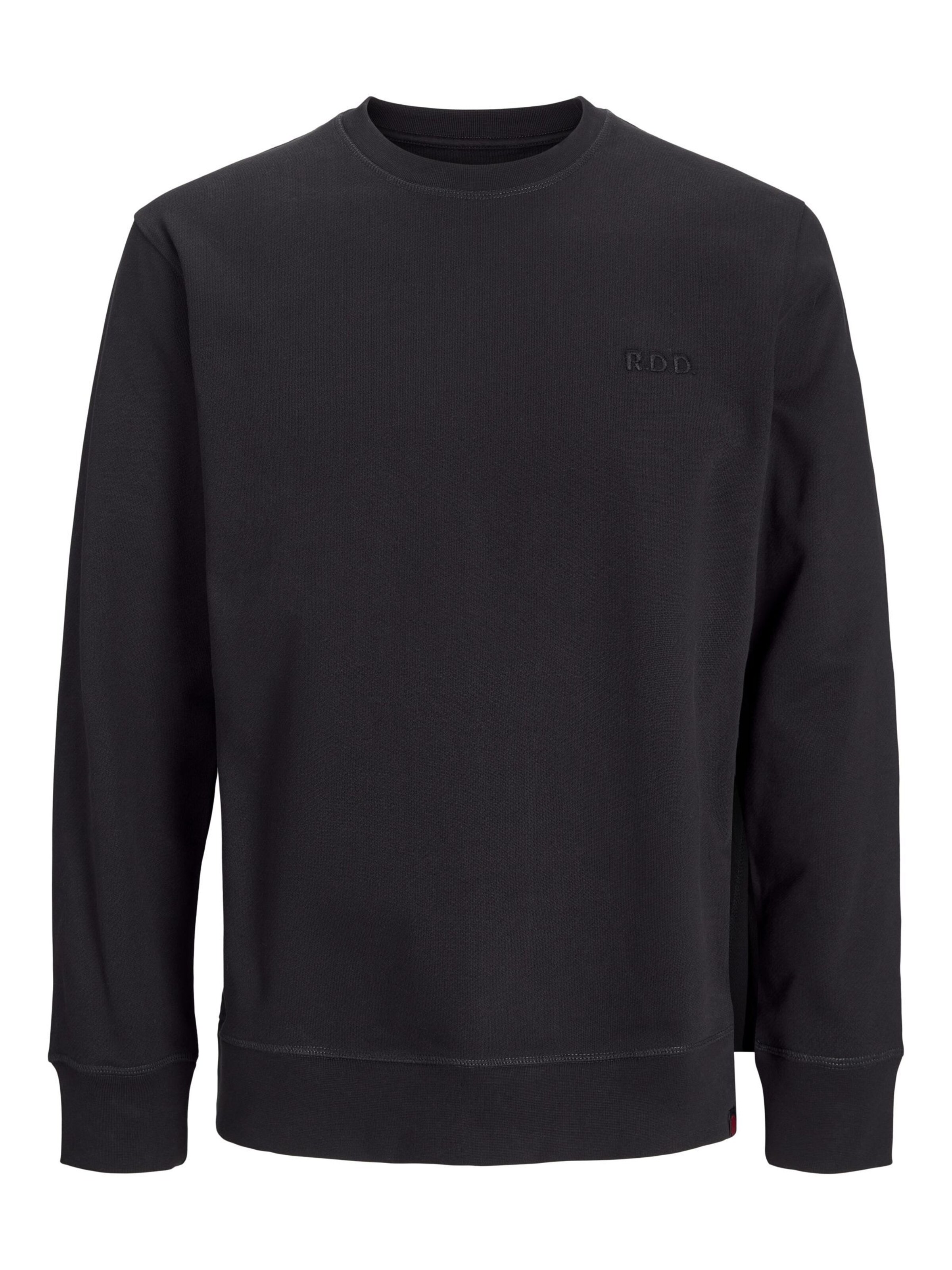 R.D.D. ROYAL DENIM DIVISION Sweatshirt in Black: front