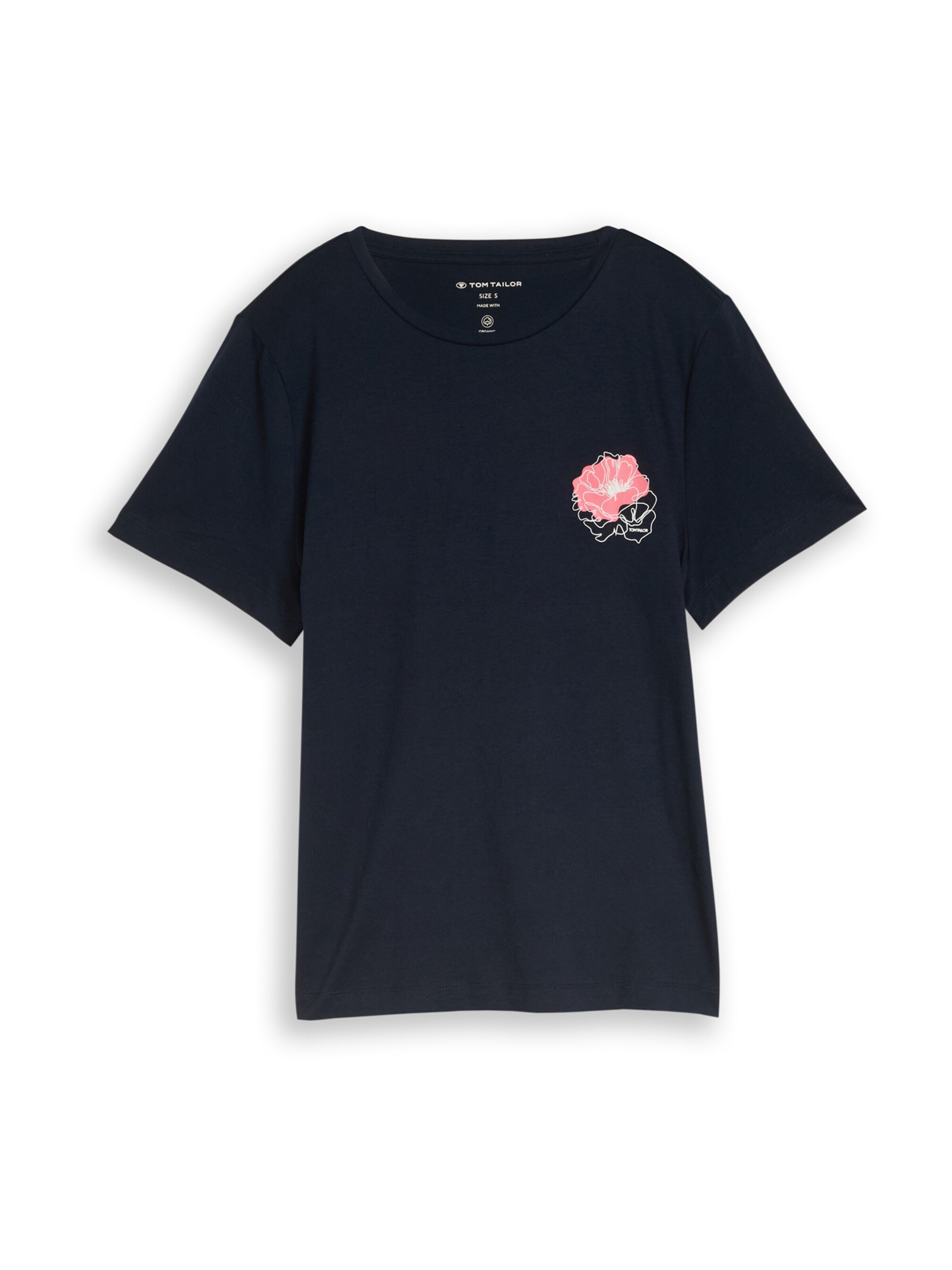 Tricou de la TOM TAILOR pe albastru: față