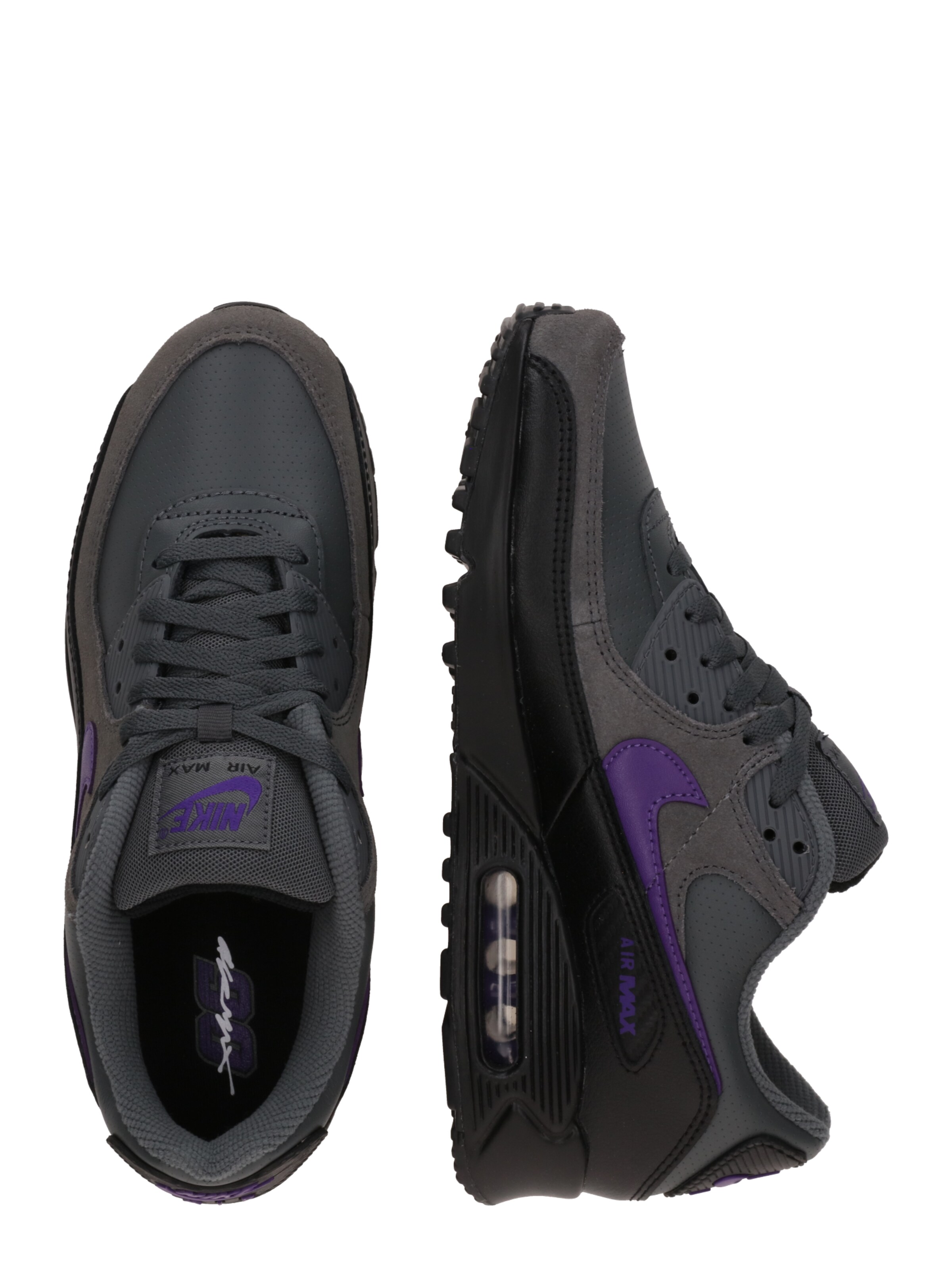 Nike Sportswear Låg sneaker 'Air Max 90' i grå