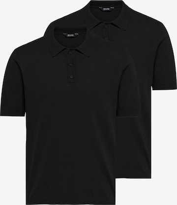Only & Sons Shirt 'Wyler' in Schwarz: Vorderseite