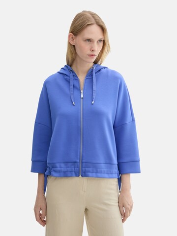 TOM TAILOR Sweatvest in Blauw