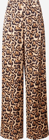 VILA Wide leg Pants 'VILEA' in Black: front