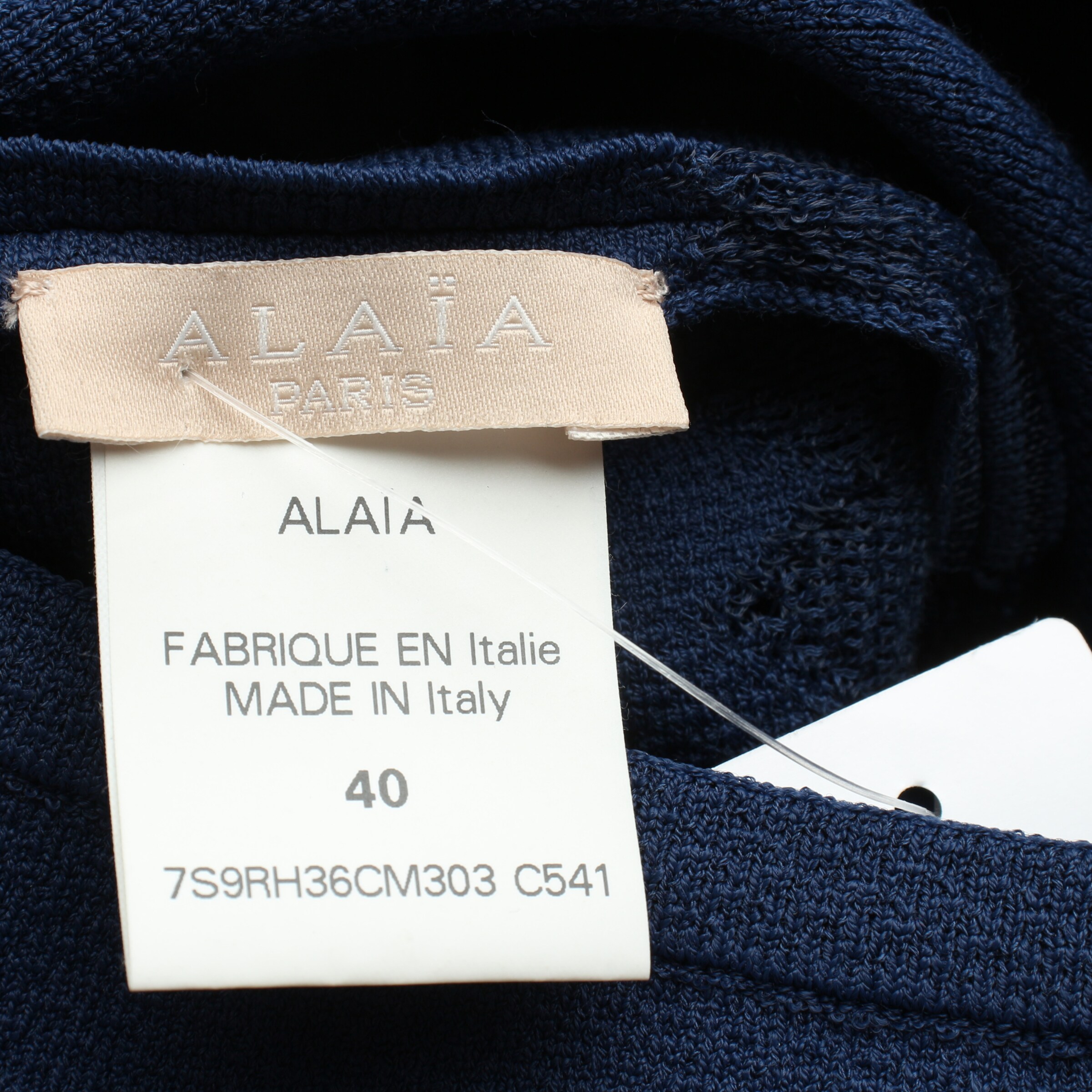 ALAïA Dress in M in Blue