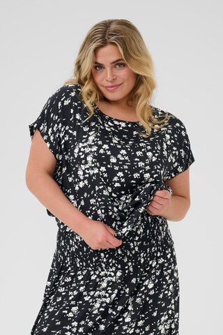KAFFE CURVE Blouse 'Bella' in Black: front