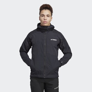 ADIDAS TERREX Outdoorjacke 'Xperior' in Schwarz: predná strana