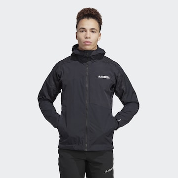 ADIDAS TERREX Outdoor jacket 'Xperior' in Black: front