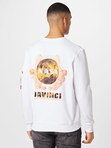 ALPHA INDUSTRIES Sweatshirt in White