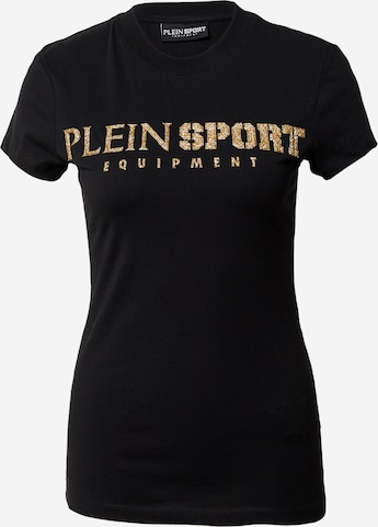 T-shirt Plein Sport en noir : devant