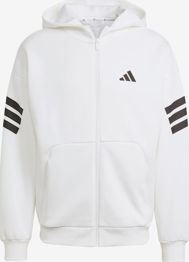 Sportinis džemperis 'FI' iš ADIDAS SPORTSWEAR, spalva – juoda / balta, Prekių apžvalga