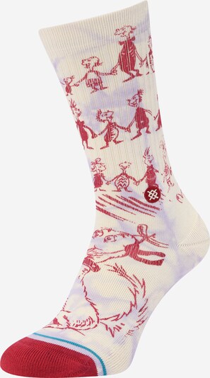 Stance Socks 'EVERY WHO' in Lilac / Red / White, Item view