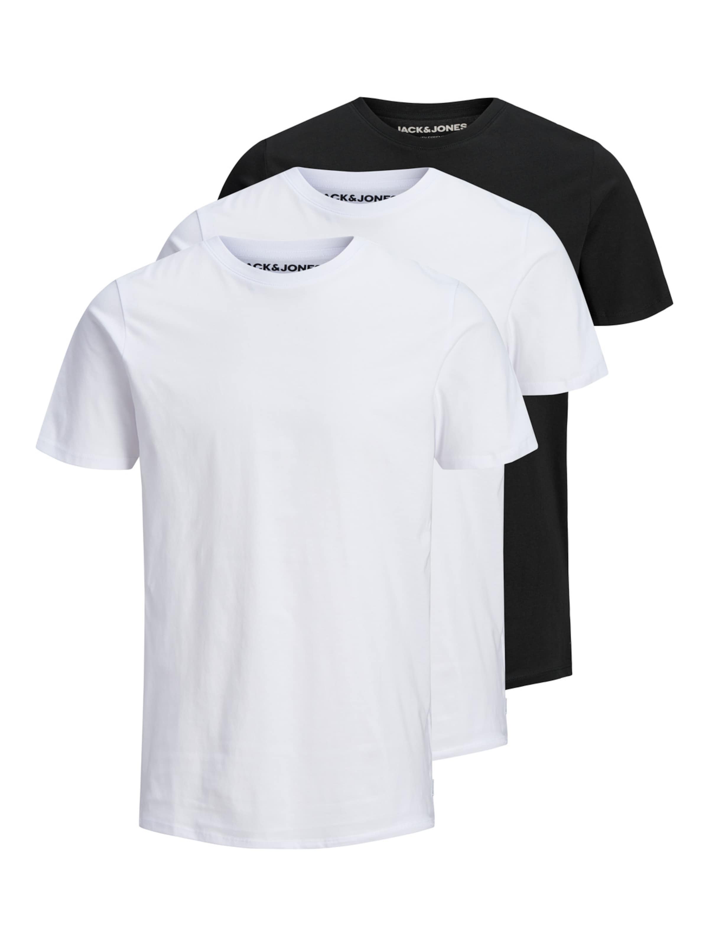 JACK & JONES Футболка в Черный: спереди