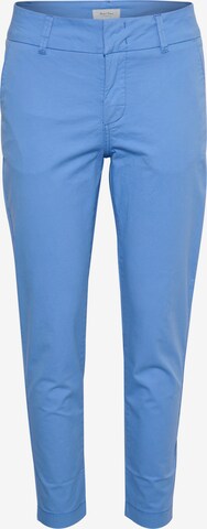 Coupe slim Pantalon Part Two en bleu : devant