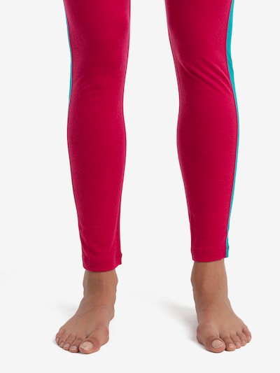 Pantaloni sportivi '200 Oasis' ICEBREAKER di colore acqua / rosa scuro, Visualizzazione prodotti