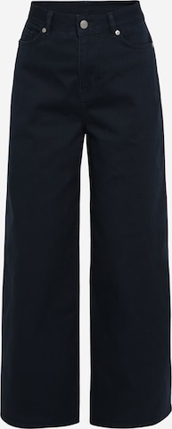 mėlyna Monki Plačios klešnės Džinsai: priekis