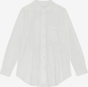 Camicia da donna 'Gaia' di moshi moshi mind in bianco: frontale