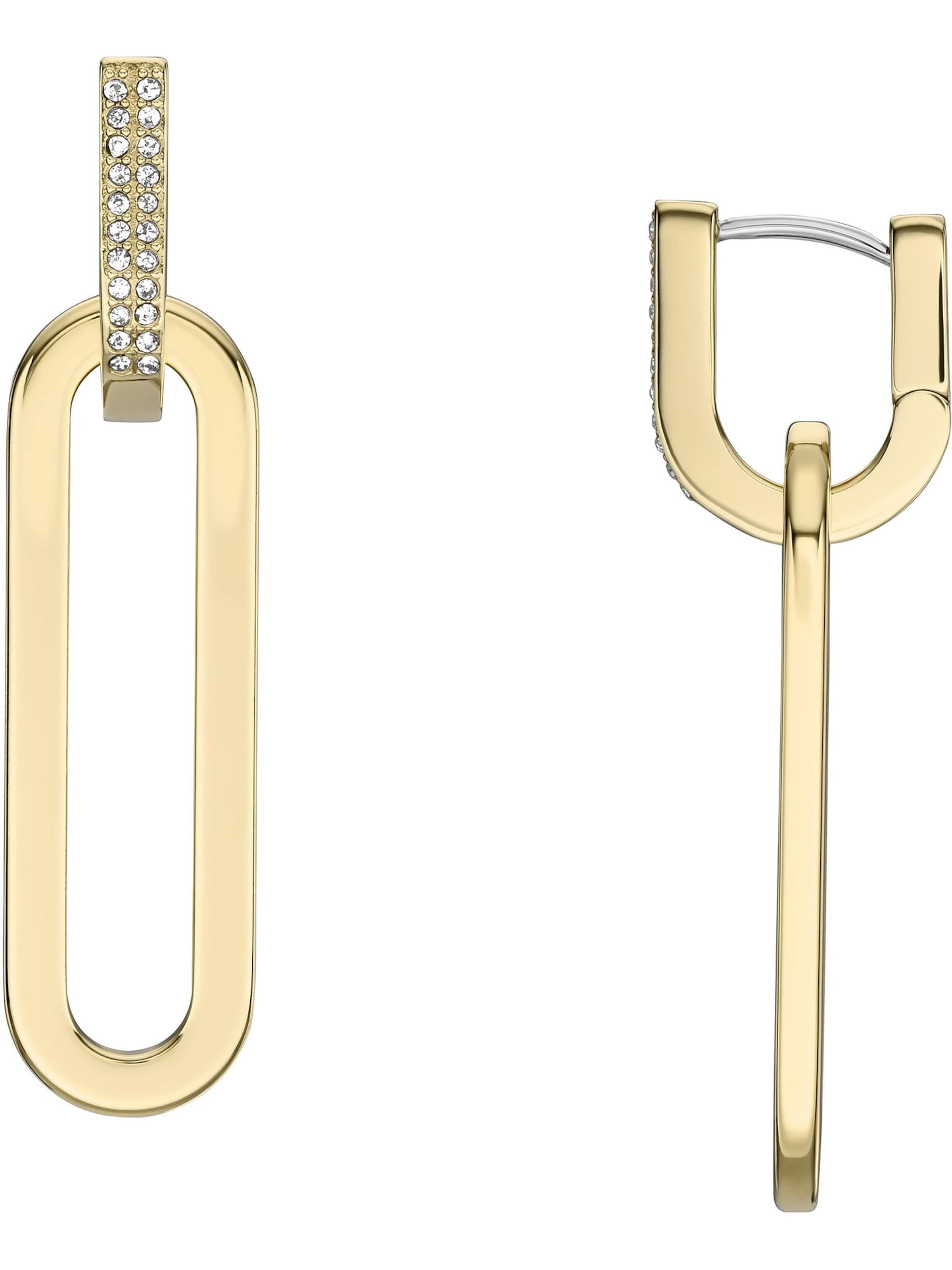 FOSSIL Обеци 'Heritage' в злато