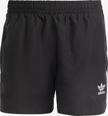 Shorts de bain 'Adicolor 3-Stripes' ADIDAS ORIGINALS en noir : devant