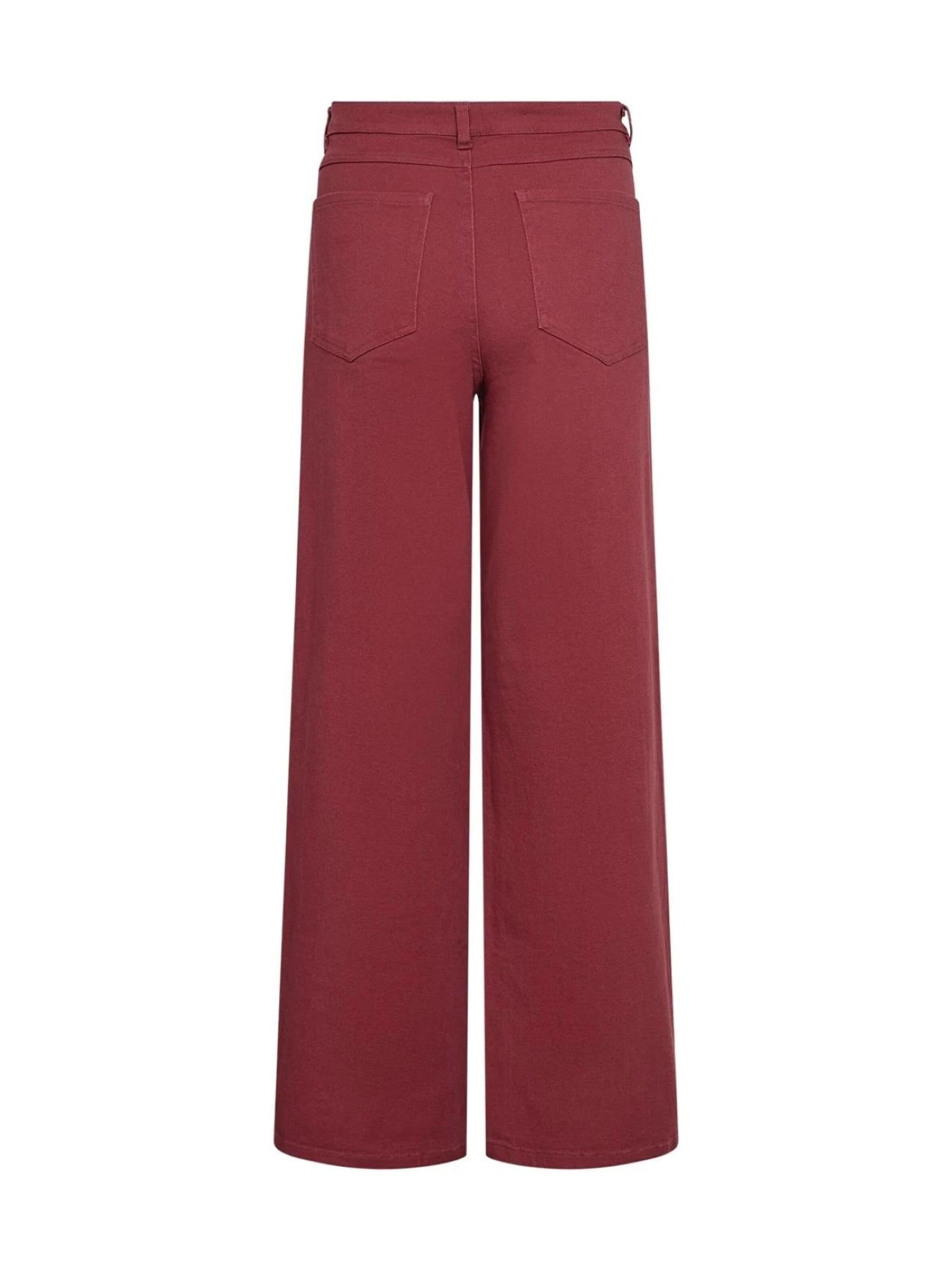 regular Pantaloni 'SC-Bess 2-B Oxblood broek' di Soyaconcept in rosso