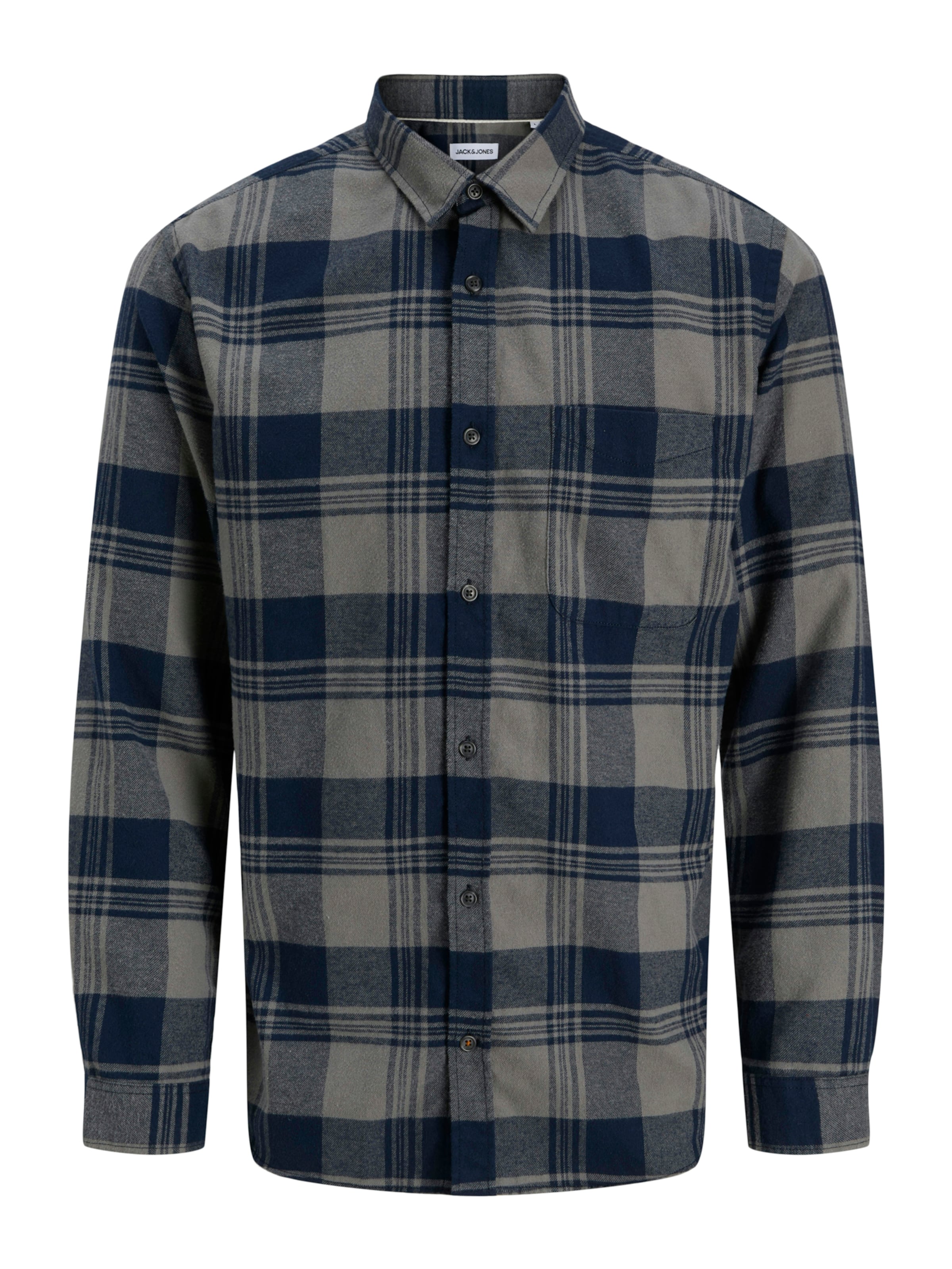 JACK & JONES Hemd 'JJJames' in Blau: Vorderseite